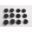 Cap Black For M8 Bolts Screws-Jmppack Contains 12 Pieces