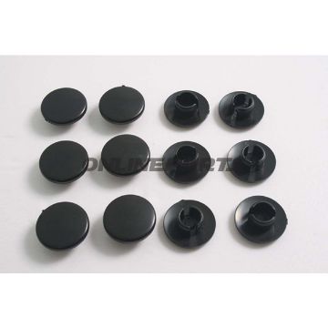 Cap Black For M8 Bolts Screws-Jmppack Contains 12 Pieces