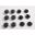 Cap Black For M10 Bolts Screws-Jmppack Contains 12 Pieces