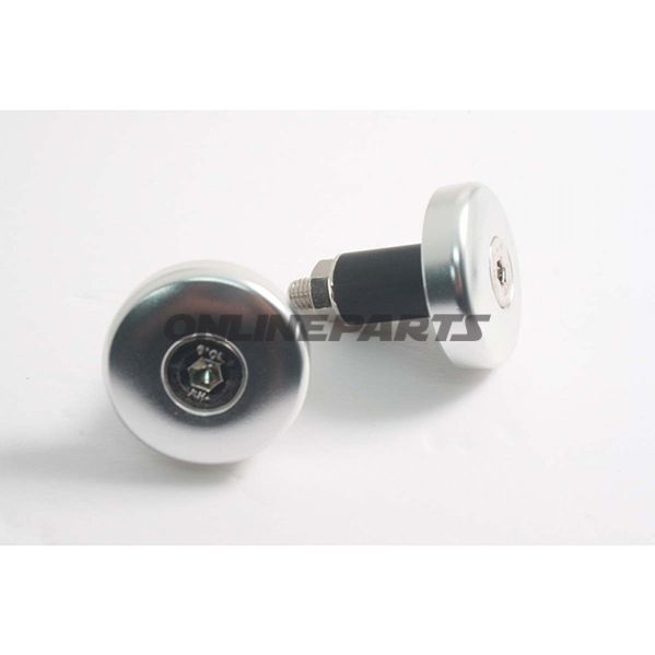 Handelbar Ends Aluminium Jmpsilver 13Mm