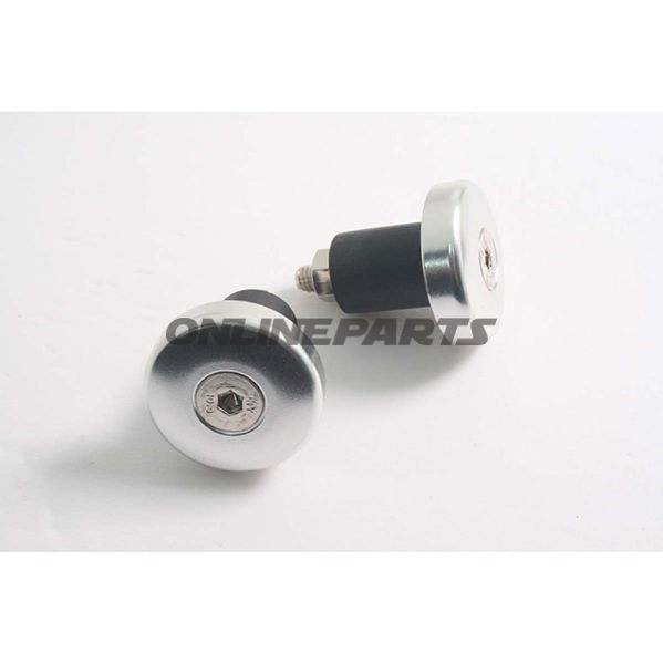 Handelbar Ends Aluminium Jmpsilver 17Mm