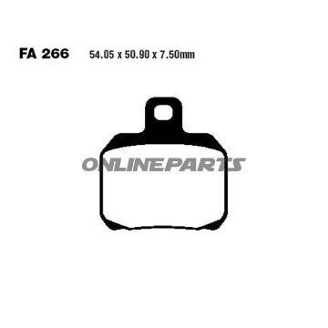 Brake Pads Carbon Scooter Ebc Sfac266alternative: 7870926