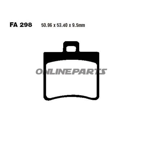 Brake Pads Carbon Scooter Ebc Sfac298alternative: 7872708