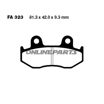 Brake Pads Carbon Scooter Ebc Sfac323alternative: 7873219