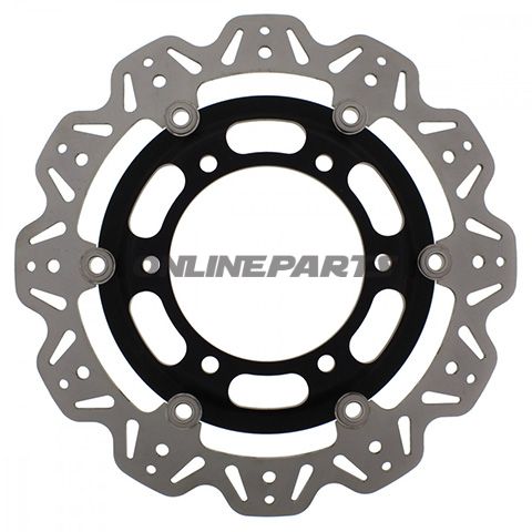 Brake Disc Vee Front Ebcvee Rotor Black