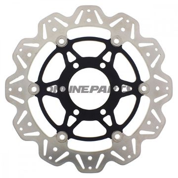 Brake Disc Vee Front Ebcvee Rotor Black