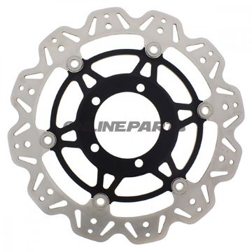 Brake Disc Vee Front Ebcvee Rotor Black