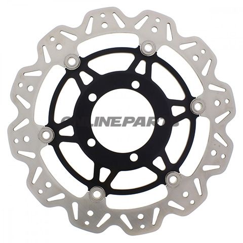 Brake Disc Vee Front Ebcvee Rotor Black