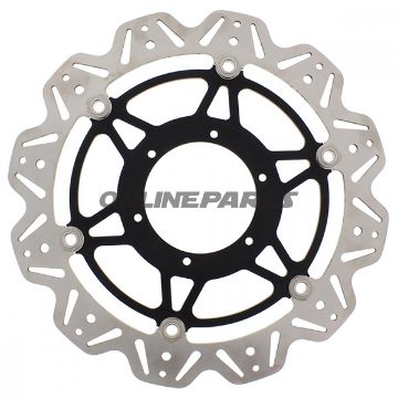 Brake Disc Vee Front Ebcvee Rotor Black