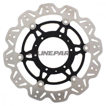 Brake Disc Vee Front Ebcvee Rotor Black