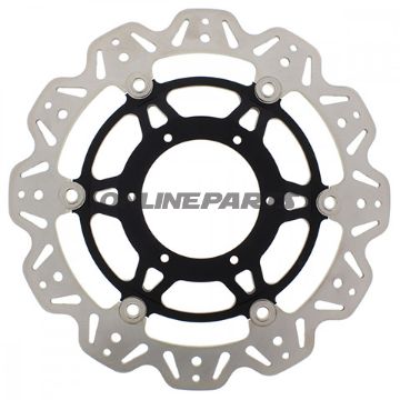 Brake Disc Vee Front Ebcvee Rotor Black