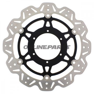 Brake Disc Vee Front Ebcvee Rotor Black