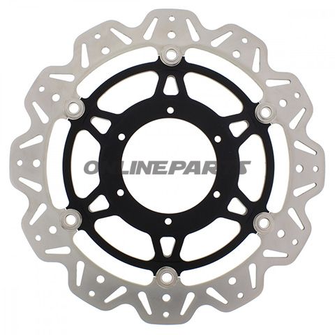 Brake Disc Vee Front Ebcvee Rotor Black