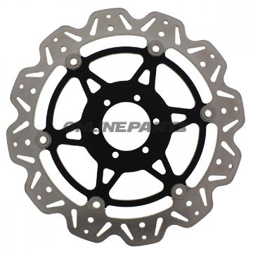 Brake Disc Vee Front Ebcvee Rotor Black