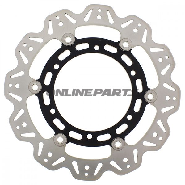 Brake Disc Vee Front Ebcvee Rotor Black