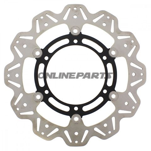 Brake Disc Vee Front Ebcvee Rotor Black