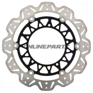 Brake Disc Vee Front Ebcvee Rotor Black