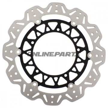 Brake Disc Vee Front Ebcvee Rotor Black