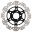 Brake Disc Vee Front Ebcvee Rotor Black