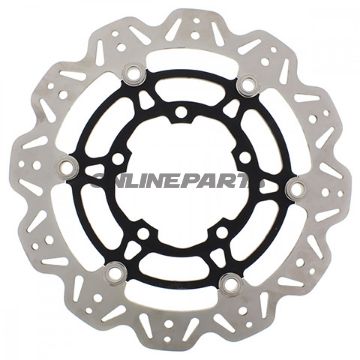 Brake Disc Vee Front Ebcvee Rotor Black