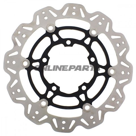 Brake Disc Vee Front Ebcvee Rotor Black