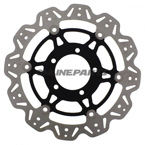 Brake Disc Vee Front Ebcvee Rotor Black