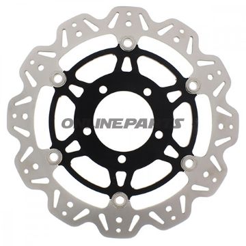 Brake Disc Vee Front Ebcvee Rotor Black