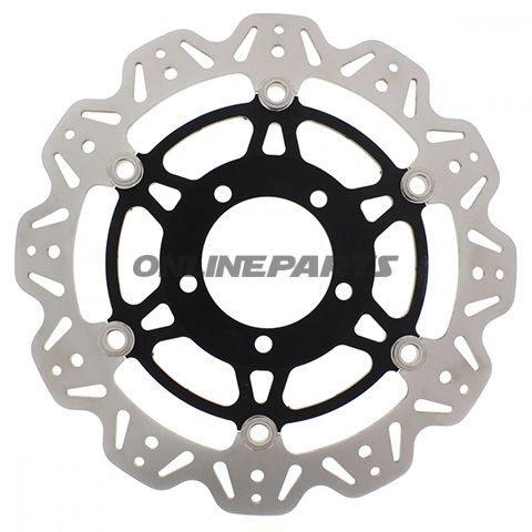 Brake Disc Vee Front Ebcvee Rotor Black