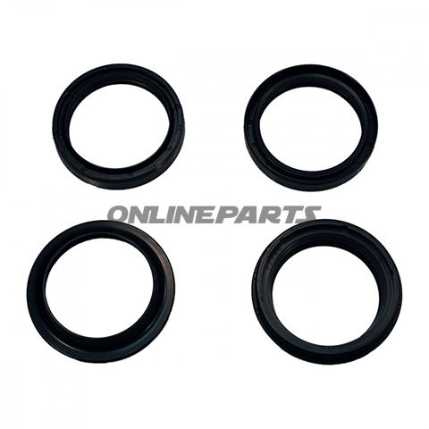 Fork Oil Seal Kit48x61x11 Inc Dust Caps All Balls