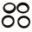 Fork Oil Seal Kit41x52.2X11 Inc Dust Caps All Balls