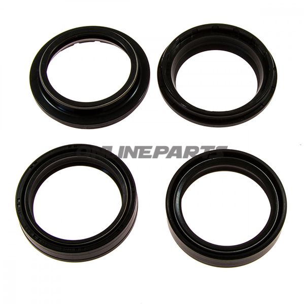 Fork Oil Seal Kit41x52.2X11 Inc Dust Caps All Balls