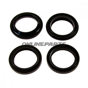 Fork Oil Seal Kit41.7X55x7.5/10 Inc Dust Caps All Balls