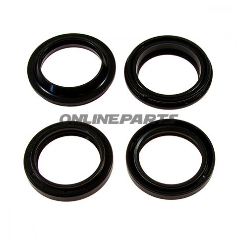 Fork Oil Seal Kit41.7X55x7.5/10 Inc Dust Caps All Balls