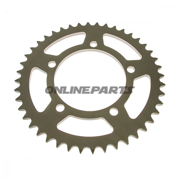 Rear Sprocket Alu 46 Tooth 525 Pitch Silverinner Diameter 110 Bolt Spacing 131