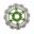 Brake Disc Front Ebcvee Rotor Green