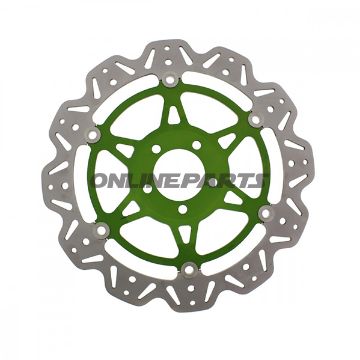 Brake Disc Front Ebcvee Rotor Green