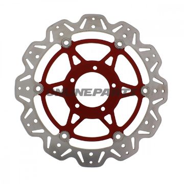 Brake Disc Front Ebcvee Rotor Red