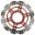 Brake Disc Vee Front Ebcvee Rotor Red
