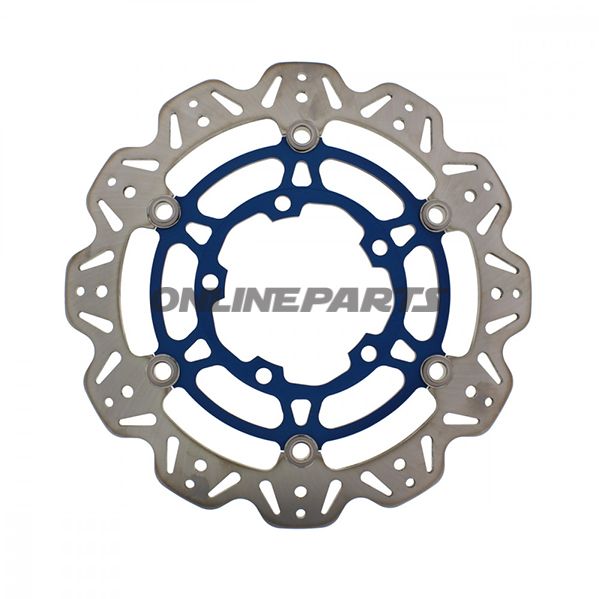 Brake Disc Front Ebcvee Rotor Blue