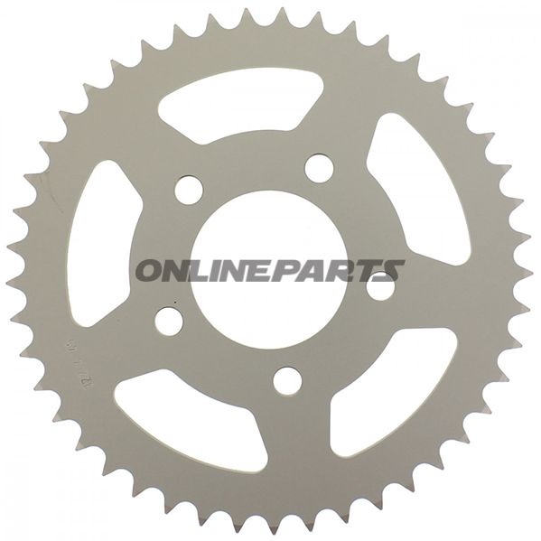 Rear Sprocket Alu 45 Tooth Pitch 520 Silverinner Diameter 70 Bolt Spacing 100