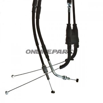 Throttle Cable Set Extendedfor Superbike Handlebar Conversion