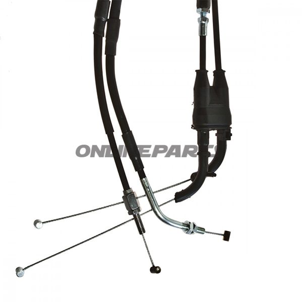 Throttle Cable Set Extendedfor Superbike Handlebar Conversion