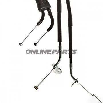 Throttle Cable Set Extendedfor Superbike Handlebar Conversion