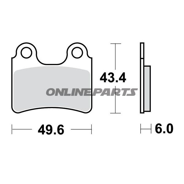 Brake Pads Scooter Std Trw Lucasor 7323264