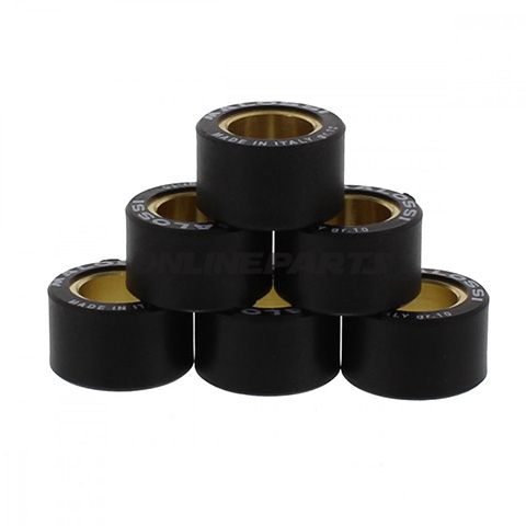 Malossi Roller Weight Set 9G20x17mm 6 Piece Set