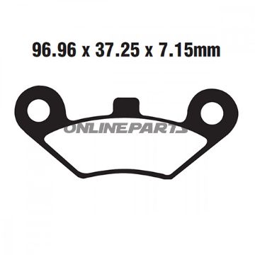 Brake Pads Std Ebc Fa453tt