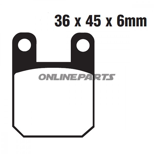 Brake Pads Std Ebc Fa115tt