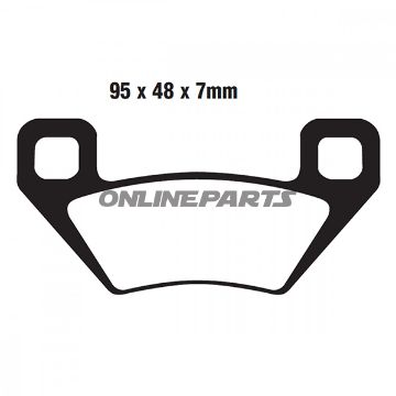 Brake Pads Std Ebc Fa395tt