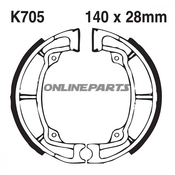 Brake Shoes Inc Springs Ebc