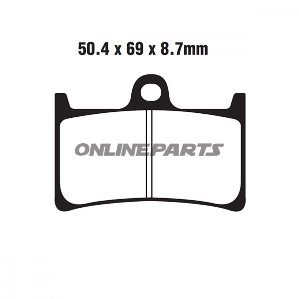 Brake Pads Scooter Ebc Sfa252